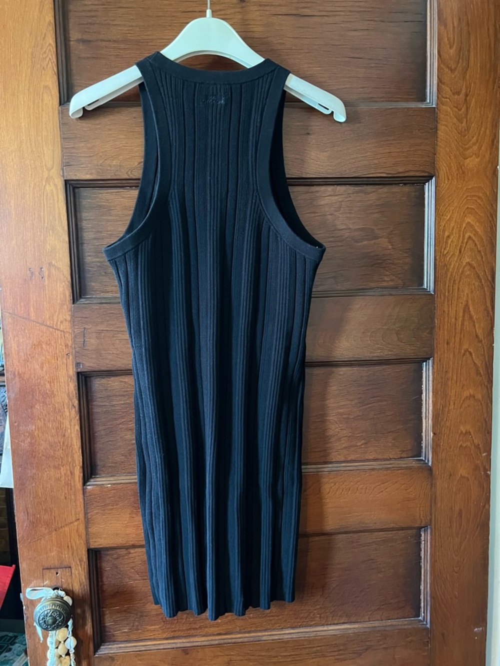 Kith Black Ribbed Tank Mini Dress - Picture 2 of 4